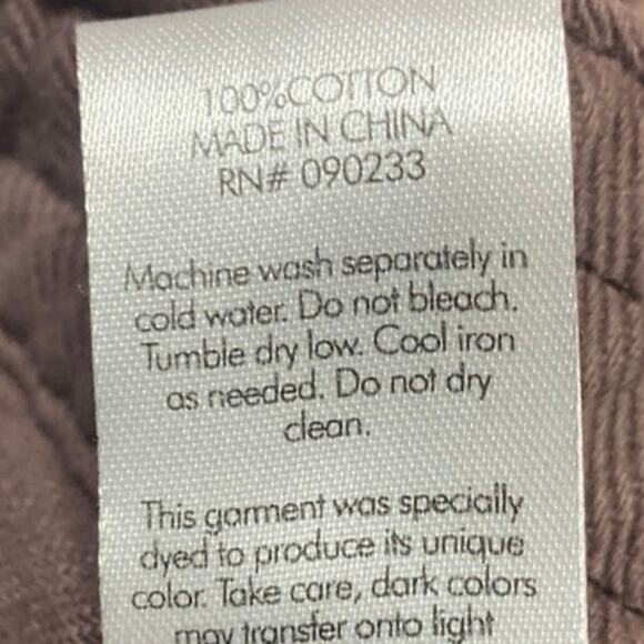 Pacsun Women's Brown Straight Wide Leg Elastic Waist Cargo Trousers Pants Size L - Picture 6 of 6